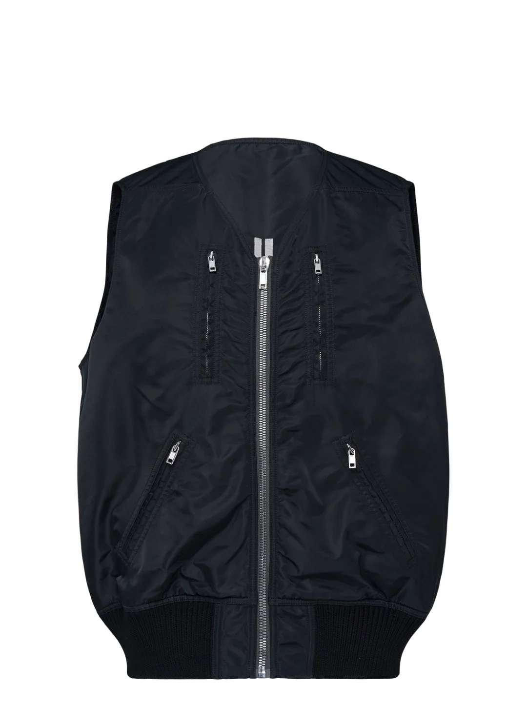 Flight Washed Bomber Vest - 1