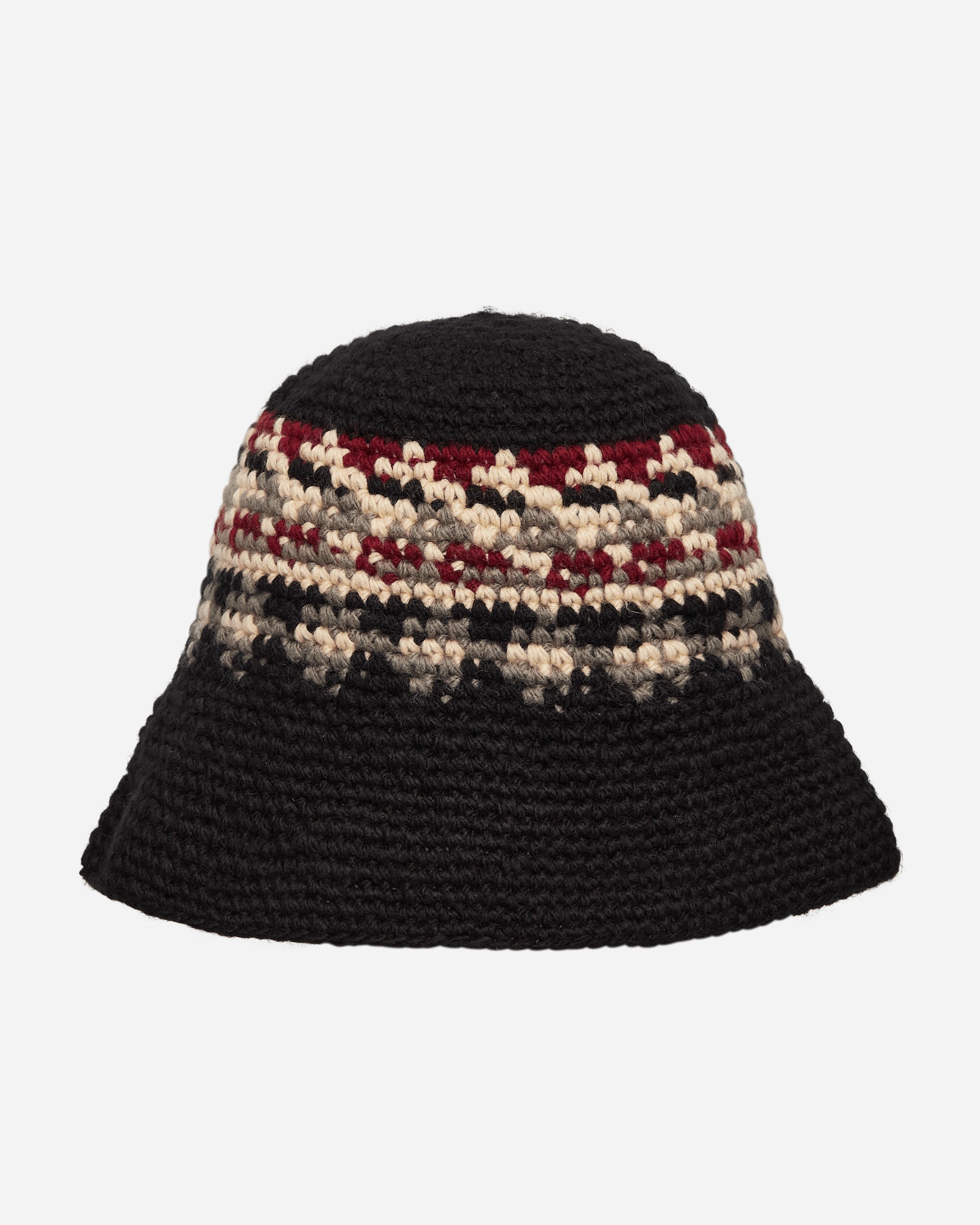 Fairisle Bucket Hat Black - 5