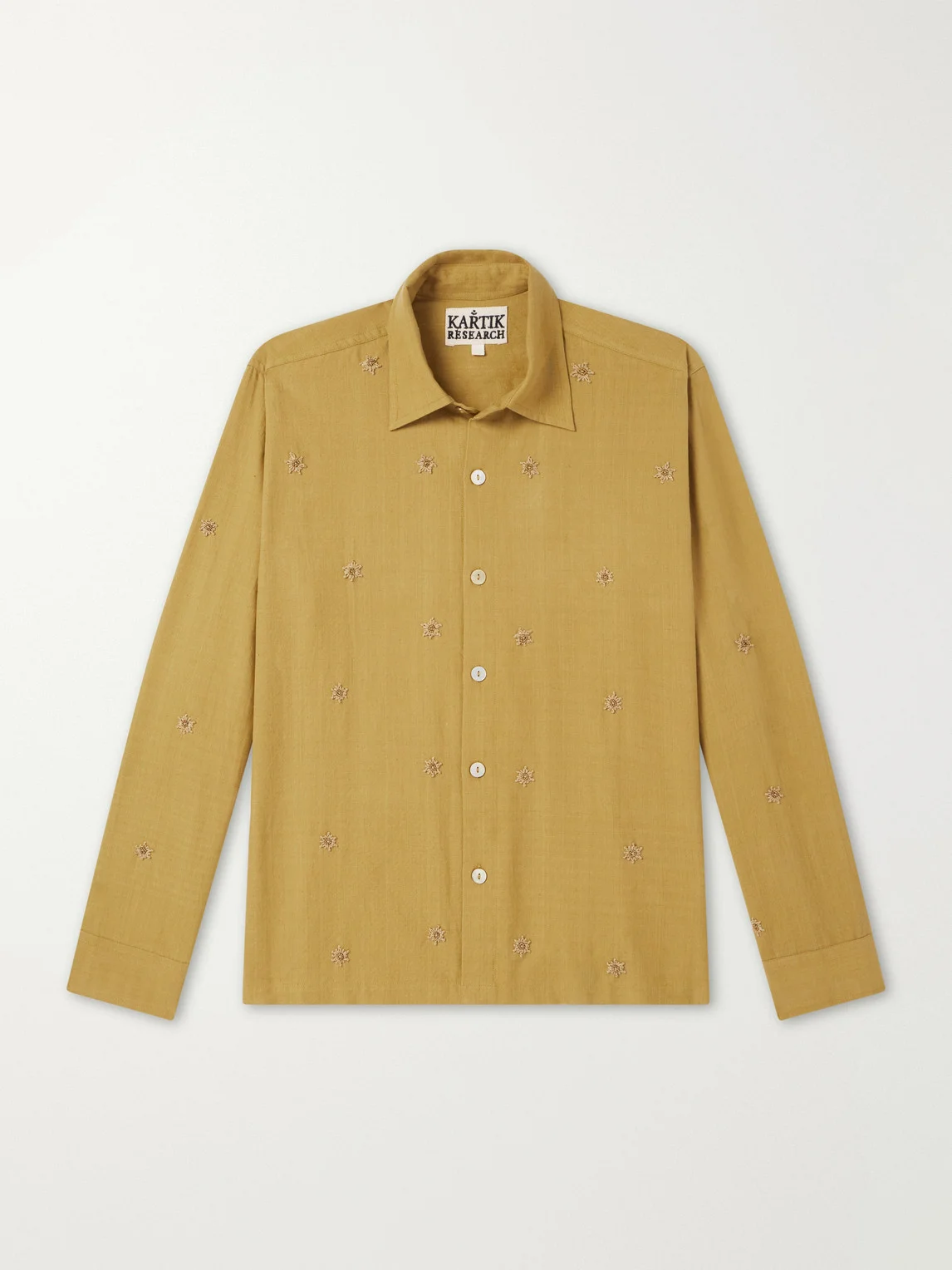 Embroidered Cotton-Canvas Shirt - 1