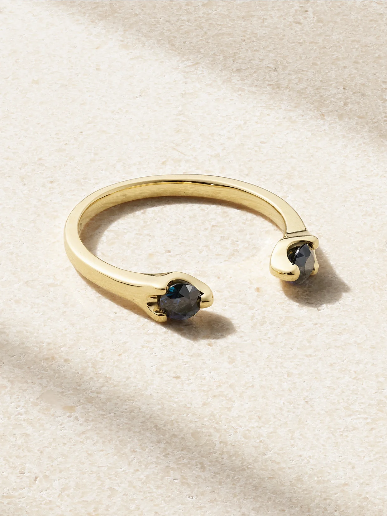 Orbit 18-karat Gold Sapphire Ring - 1