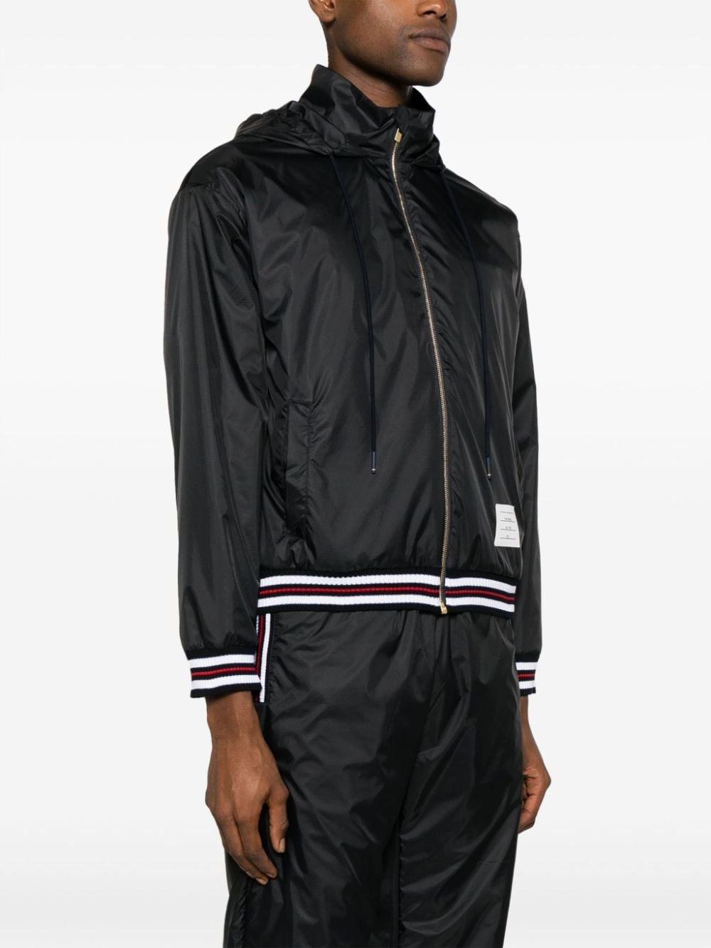 logo-patch ripstop lightweight jacket - 3