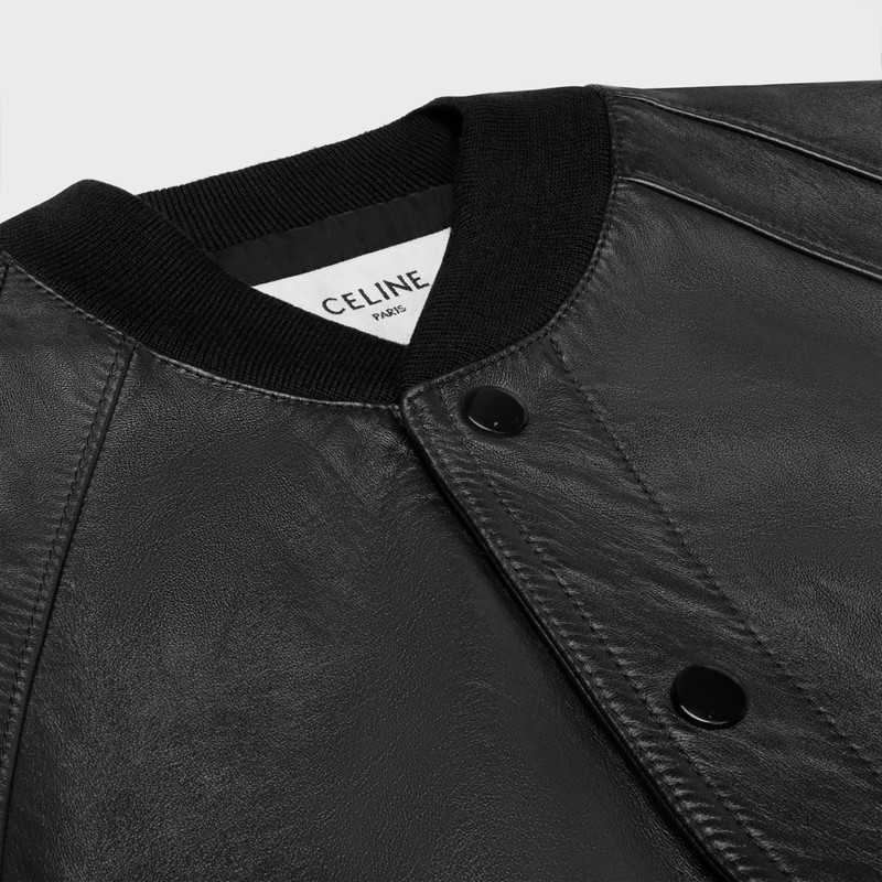 teddy jacket in soft lambskin 3