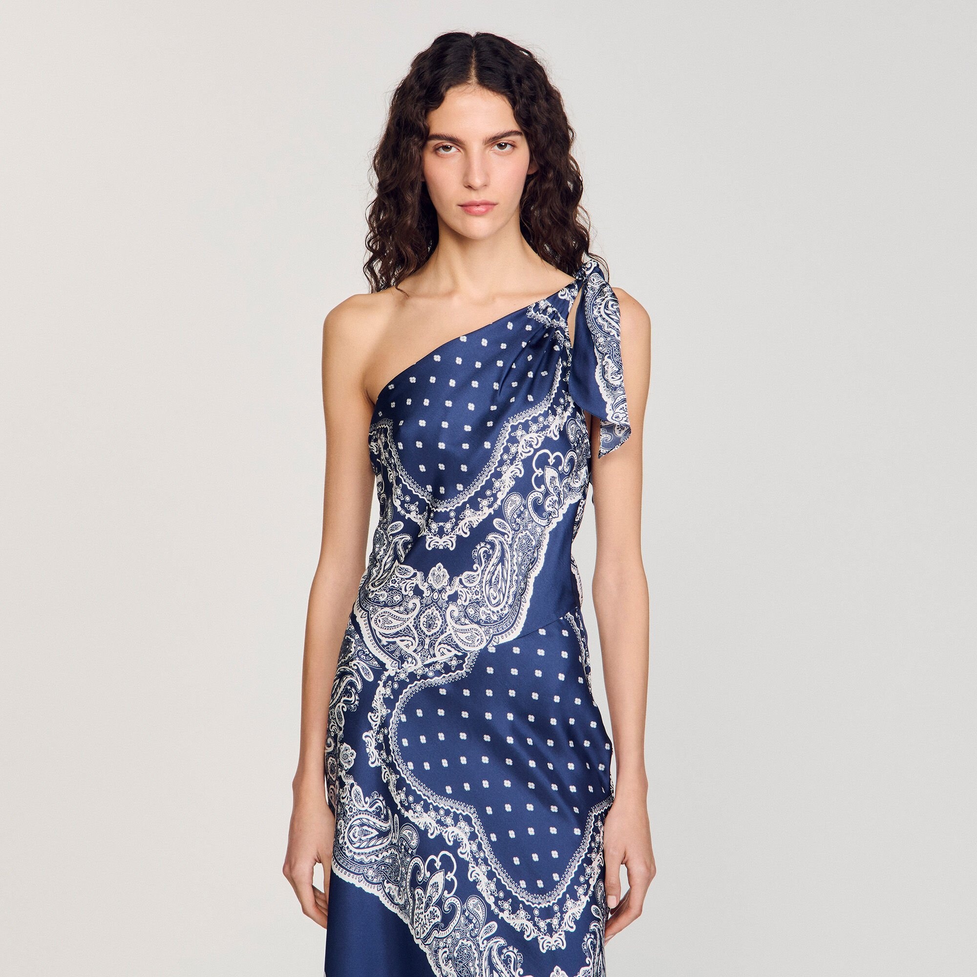 BANDANA-PRINT MAXI DRESS - 4