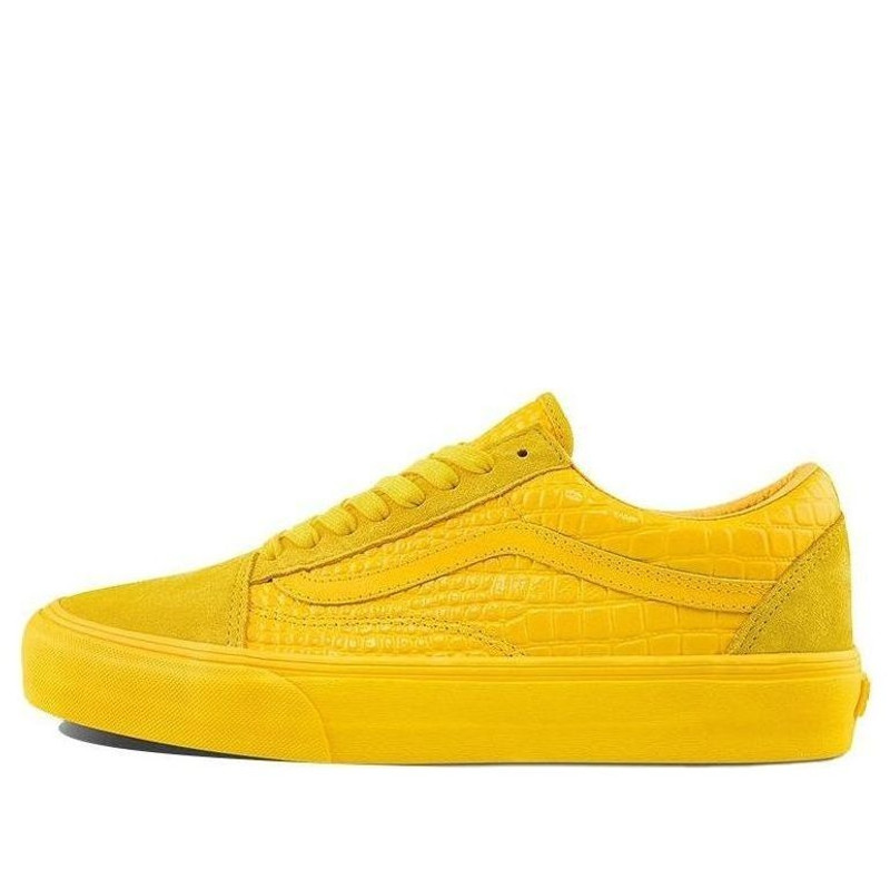 Vans Old Skool VLT LX 'Croc Skin - Lemon Chrome' VN0A4BVF2TR - 1