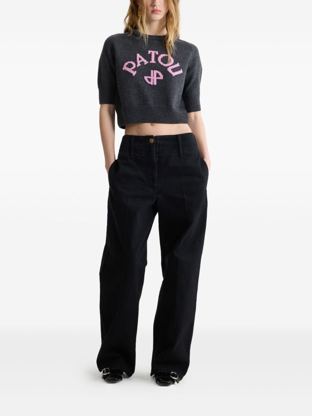 logo-embroidered sweater - 2