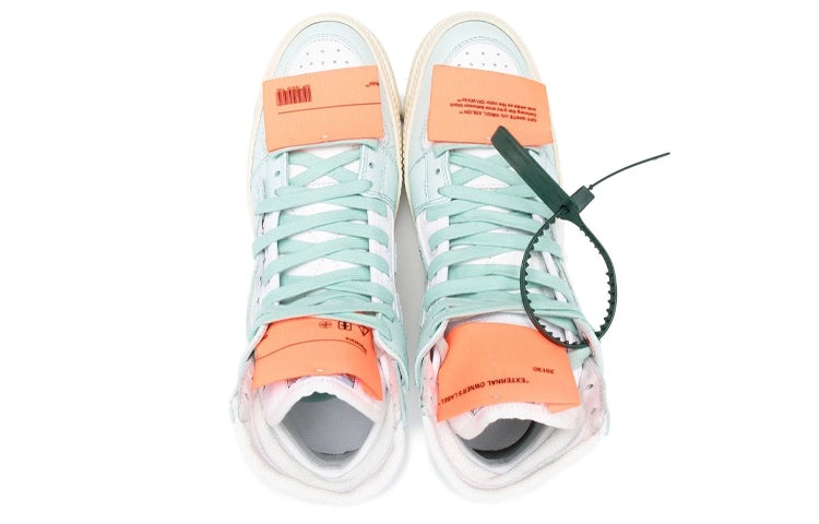 (WMNS) Off-White Off-Court 3.0 High Sneaker 'White Teal' OWIA112F22LEA0010151 - 3