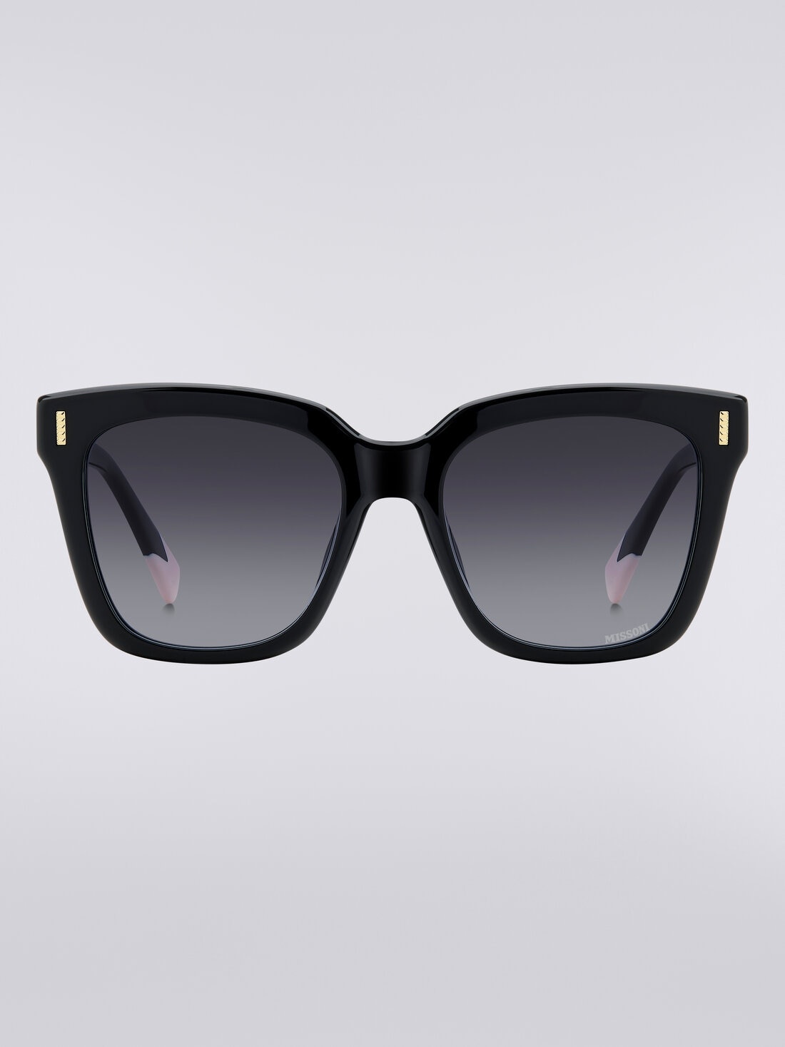 Square acetate sunglasses - 1