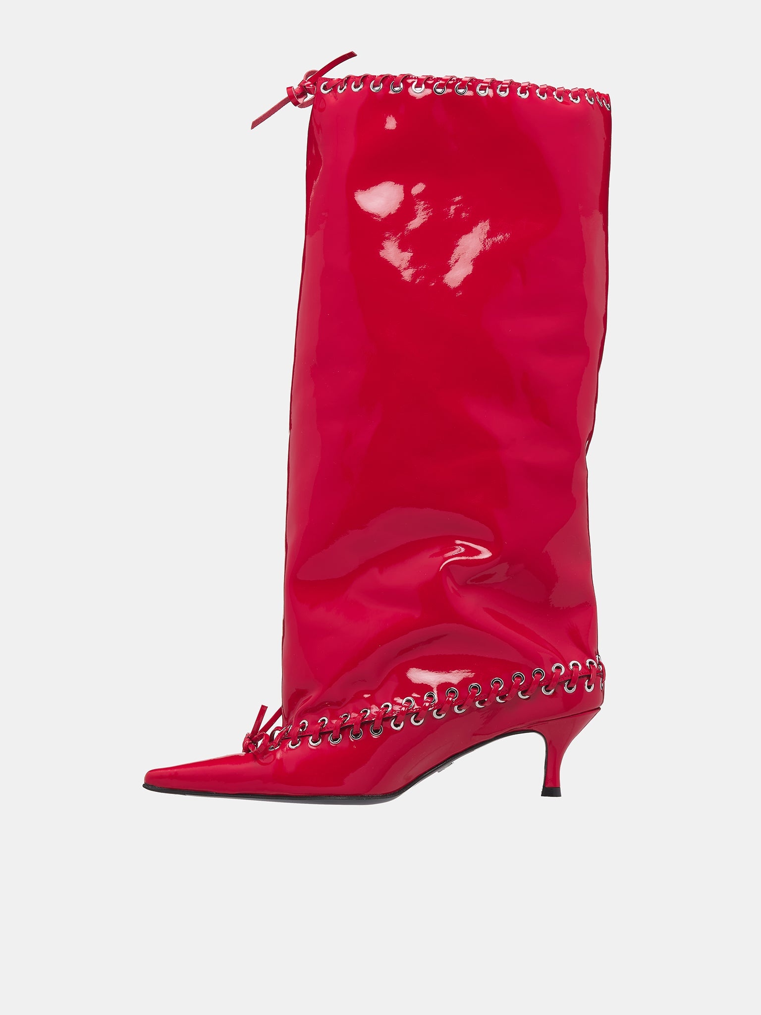 Patent Level Knee Boots - 3
