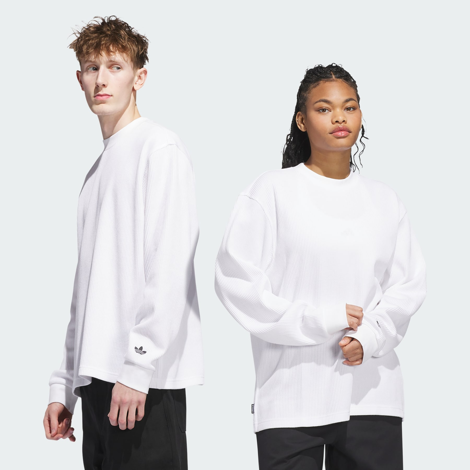 Skateboarding Waffle Knit Long Sleeve Shirt - 3