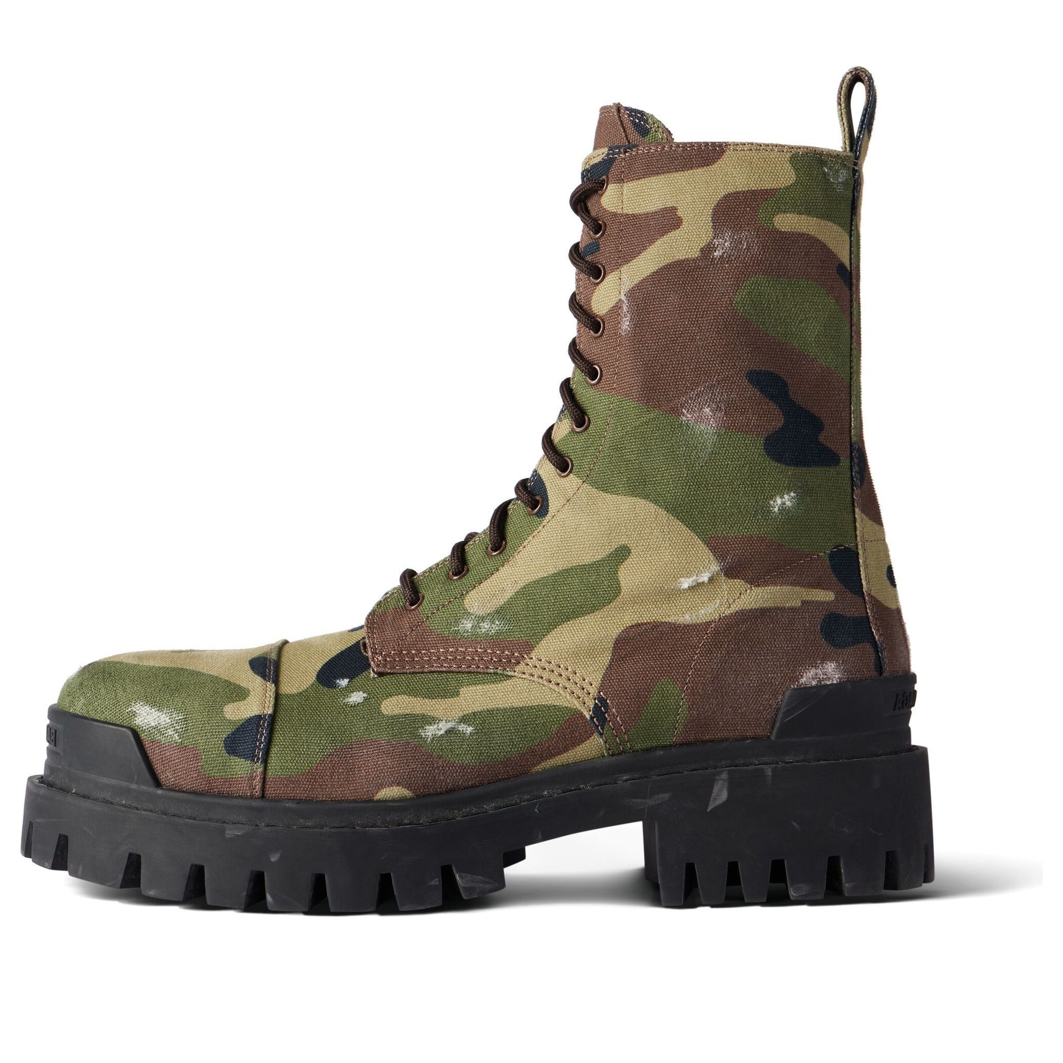 Balenciaga Strike 20mm Boots Camo Print 'Dark Green' 786135W2EU21028 - 1