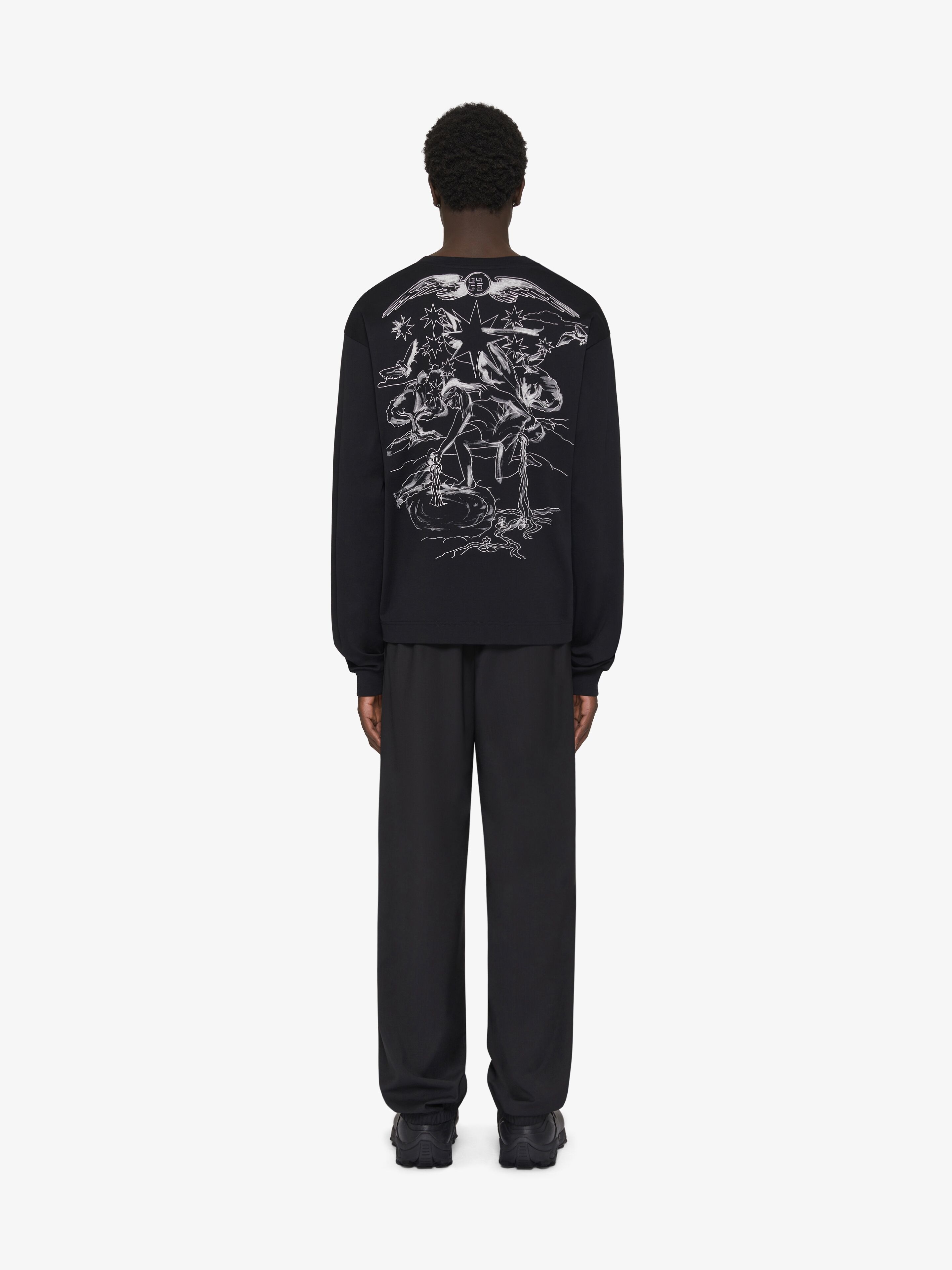 BOXY FIT T-SHIRT IN COTTON GIVENCHY TAROT - 4
