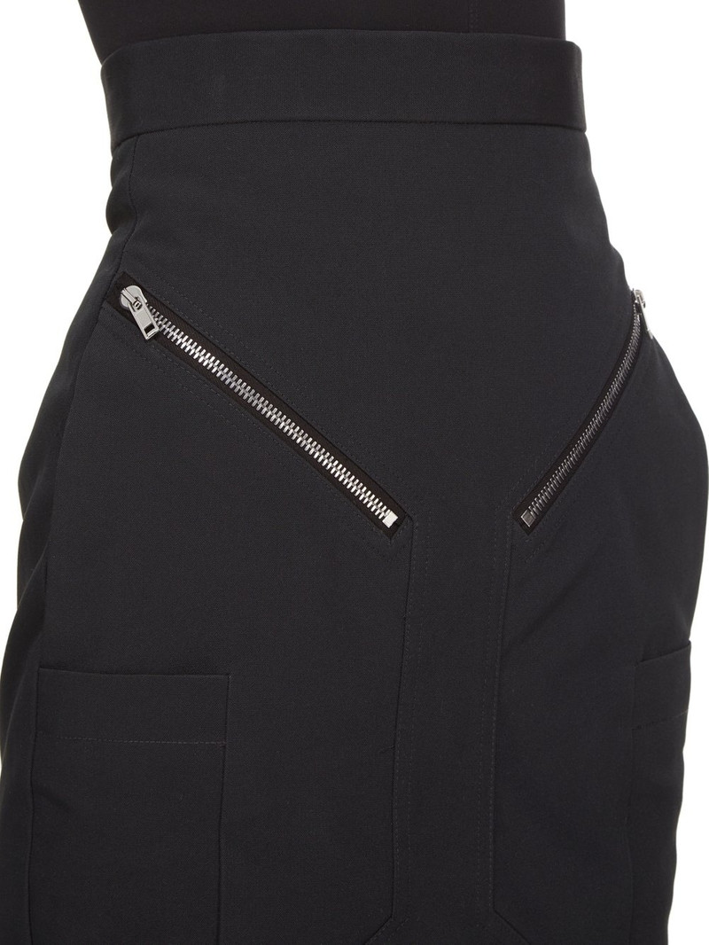Black Hollywood Canvas Headon Maxi Skirt 4
