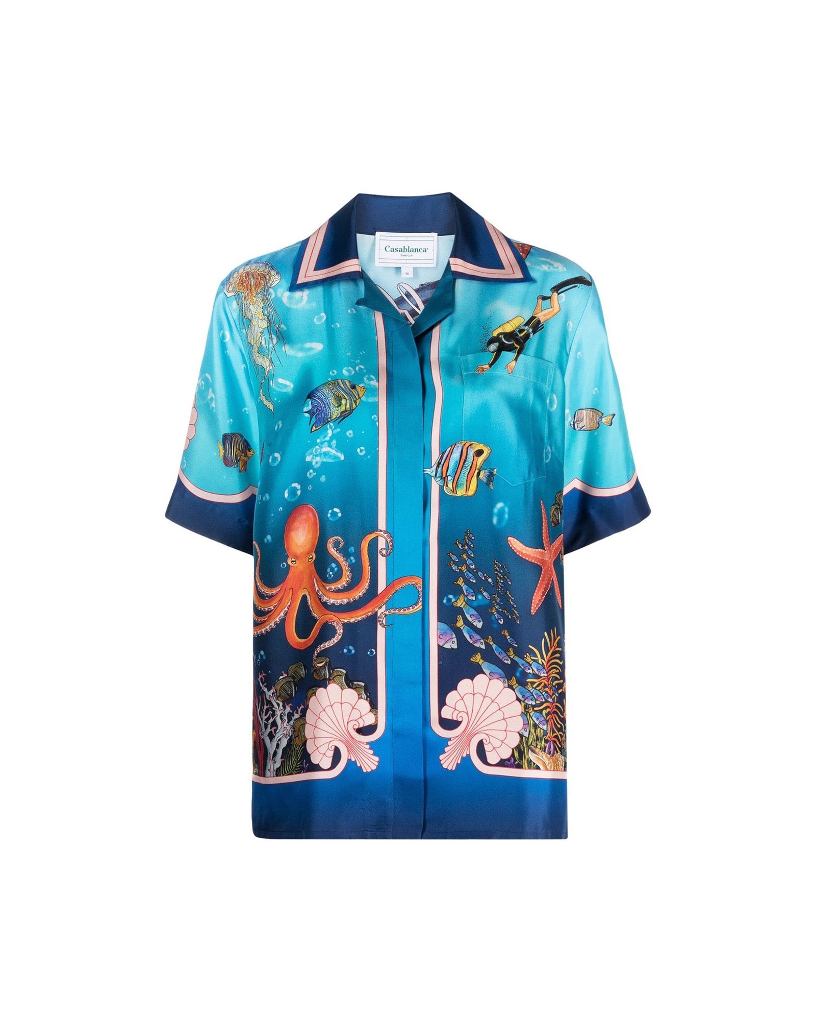 Fond Marin Silk Shirt - 1