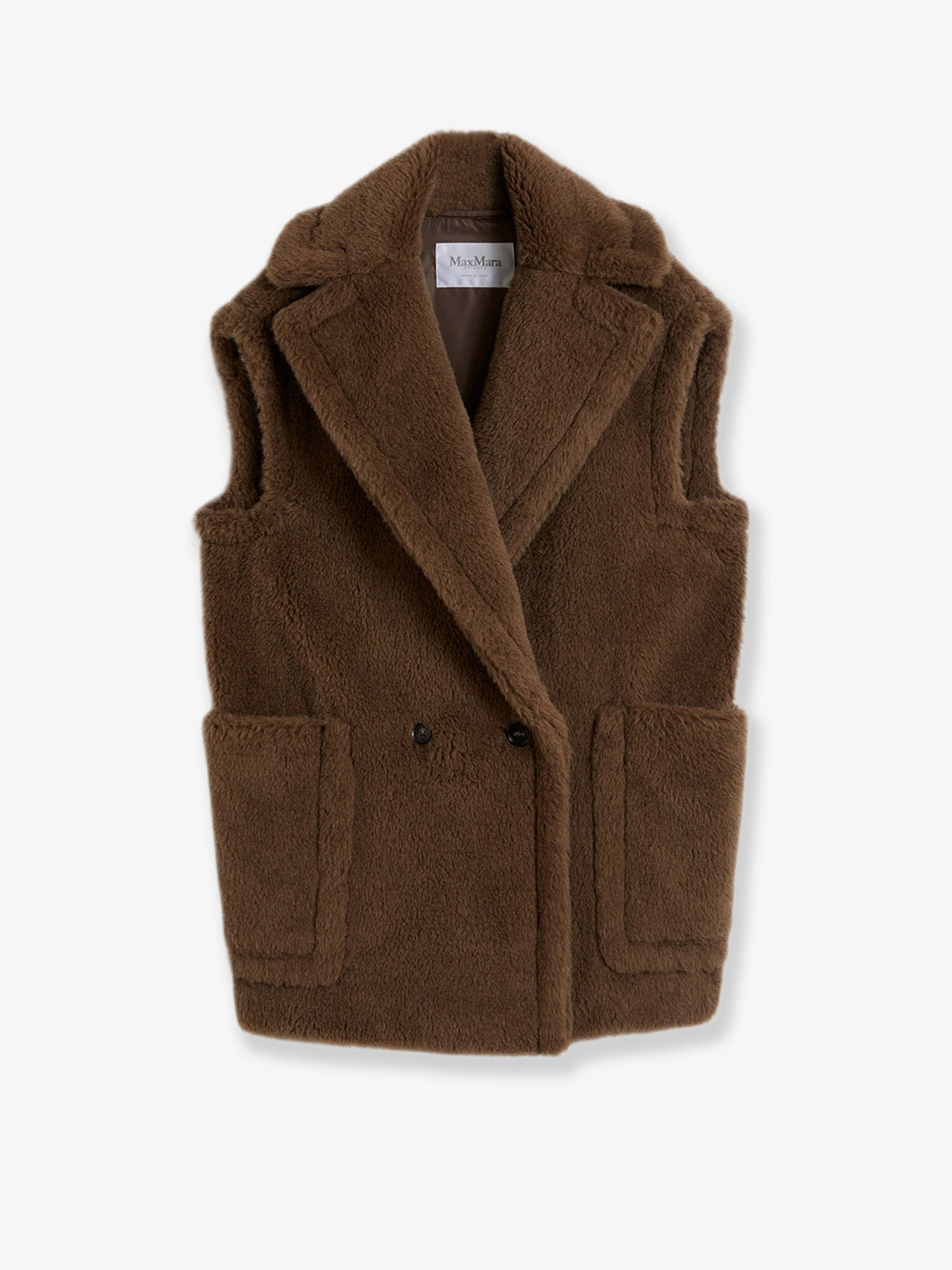 Max Mara Bormida Alpaca And Wool Sleeveless Coat - 1