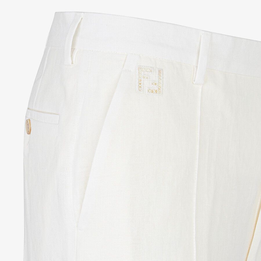 Natural hemp fabric pants - 3