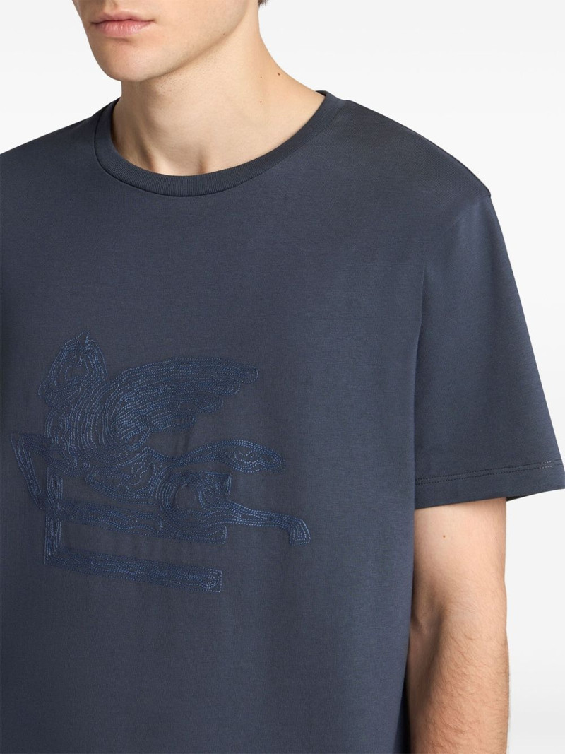 maxi-Pegaso embroidered T-shirt 5