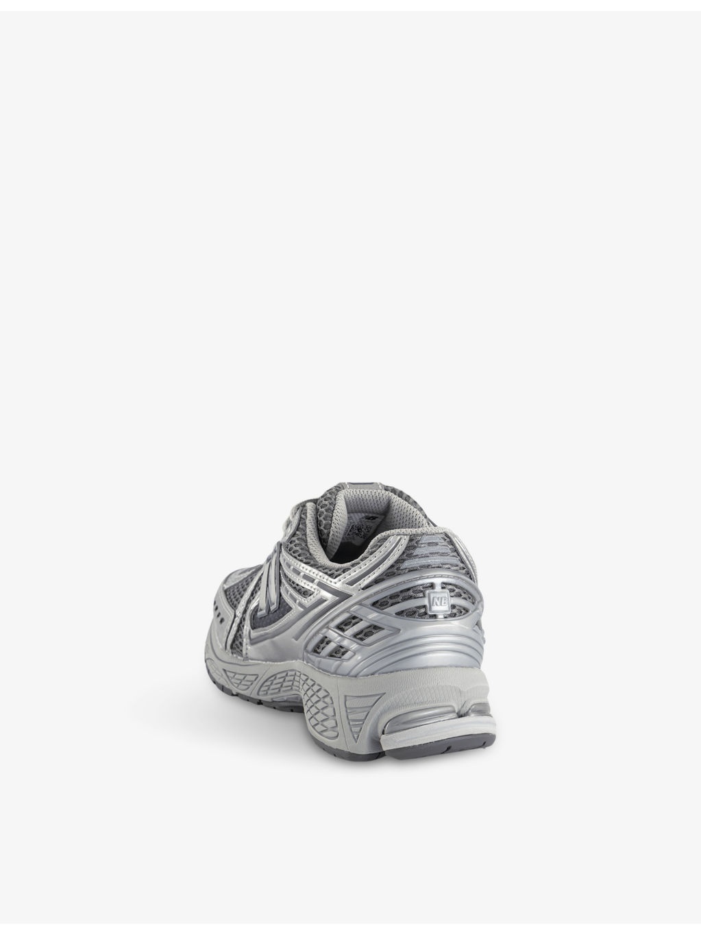 1906 brand-patch leather and mesh low-top trainers - 4