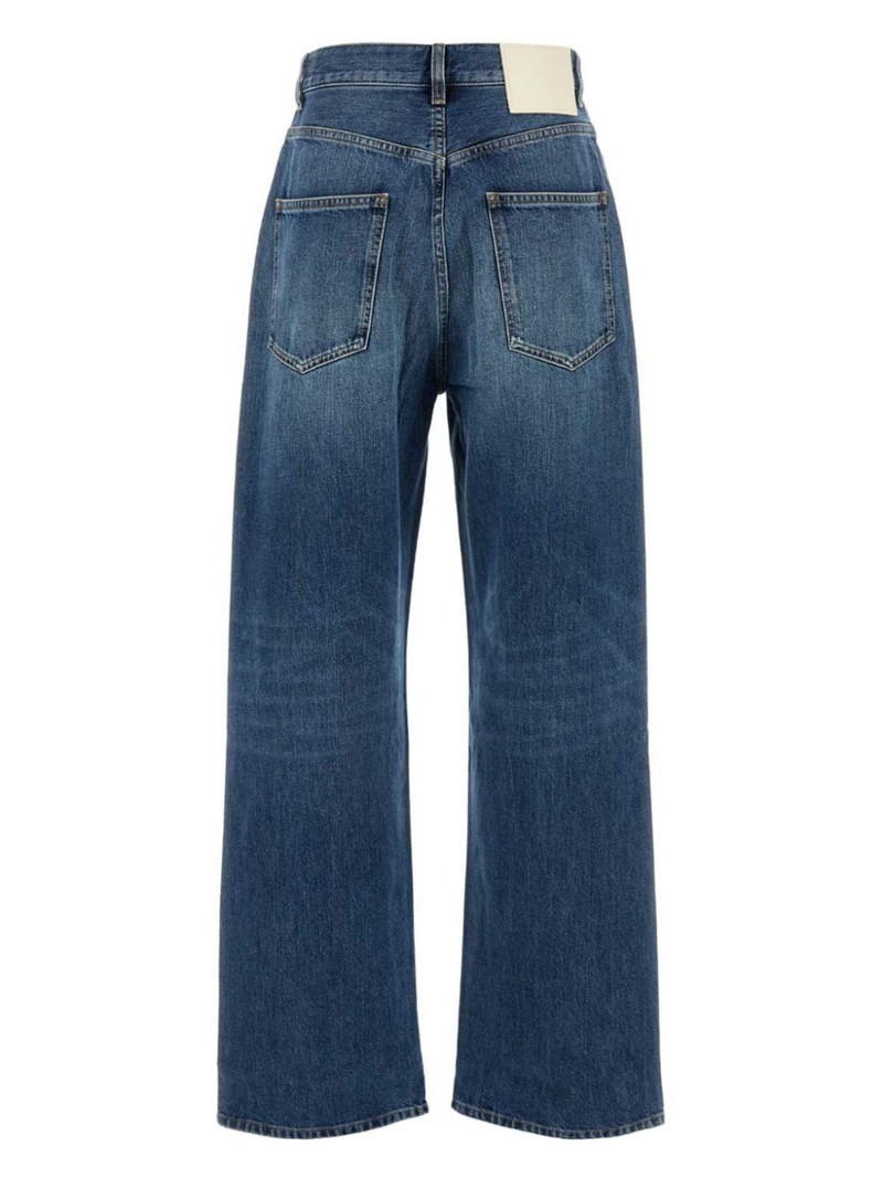 Valentino wide-leg cotton jeans outlook