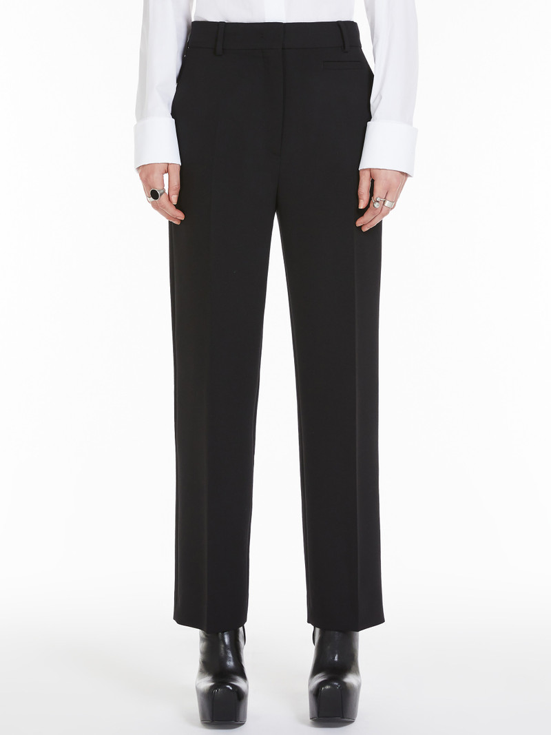 ROMAGNA Slim-fit stretch wool trousers 3