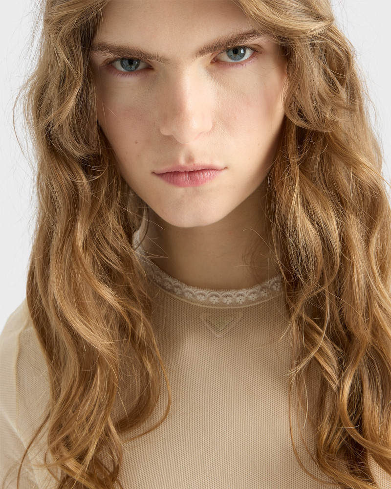 Cotton tulle T-shirt 3