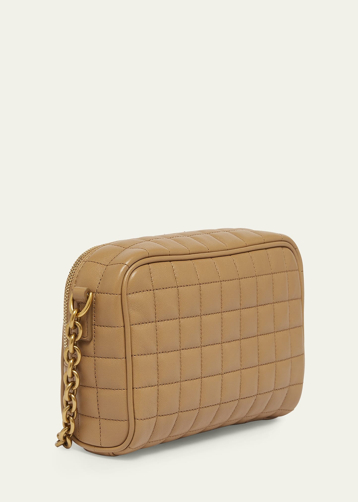 Cassandre Mini YSL Camera Bag in Quilted Smooth Leather - 3