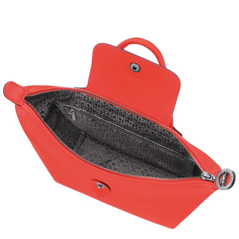 Le Pliage Xtra S Backpack Orange - Leather 4