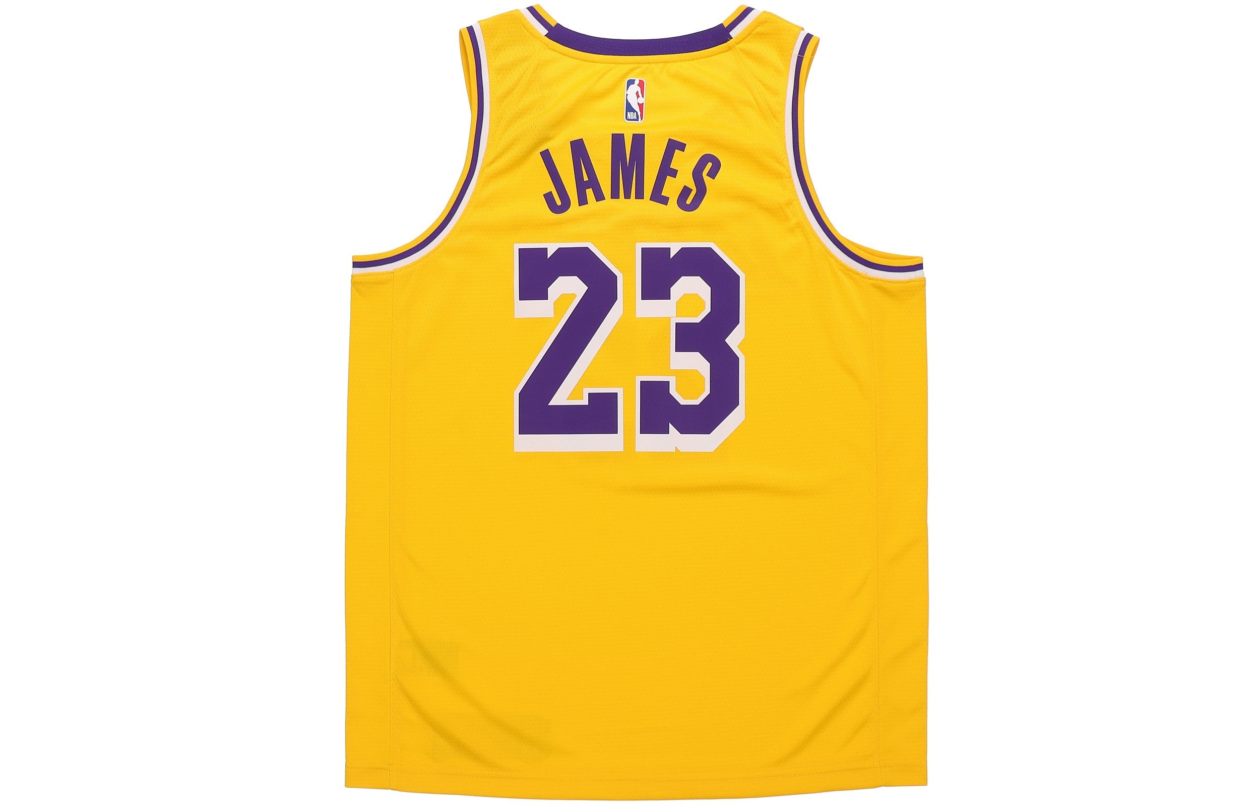 Nike LeBron James Icon Edition Swingman Los Angeles Lakers Yellow AA7099-741 - 2