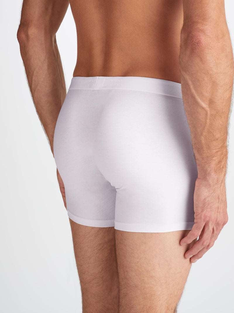 Men's Trunks Jack Pima Cotton Stretch White - 6