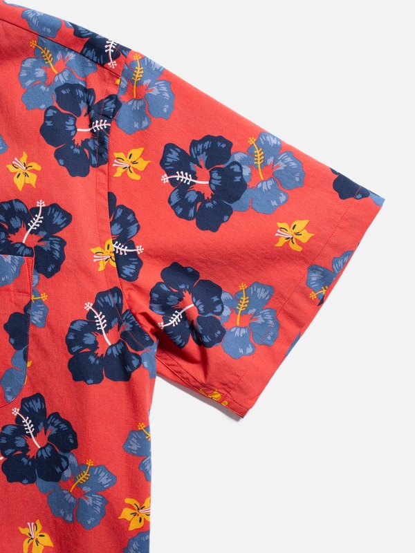 Arthur Flower Hawaii Shirt Red - 6