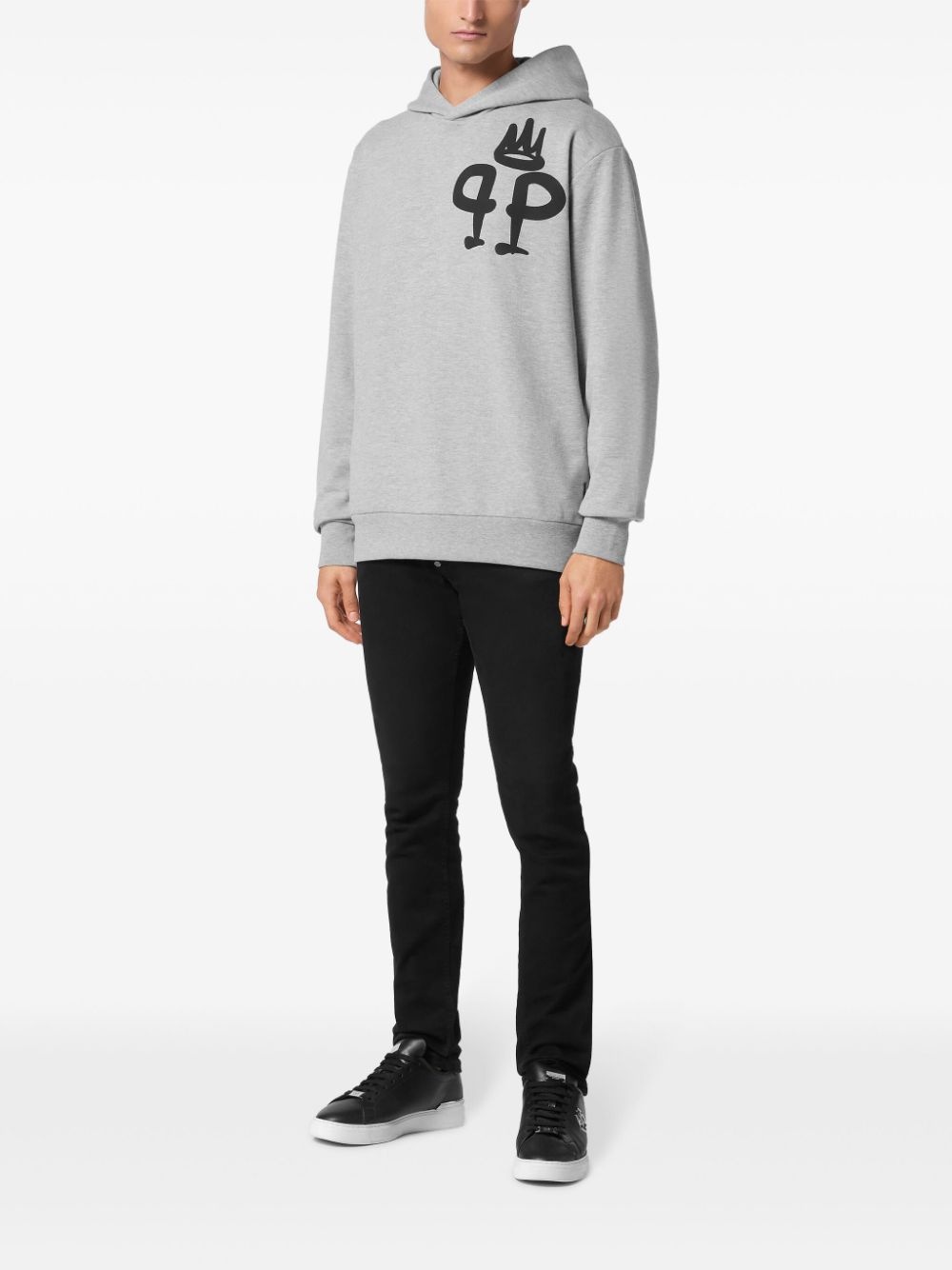 logo-print hoodie - 2