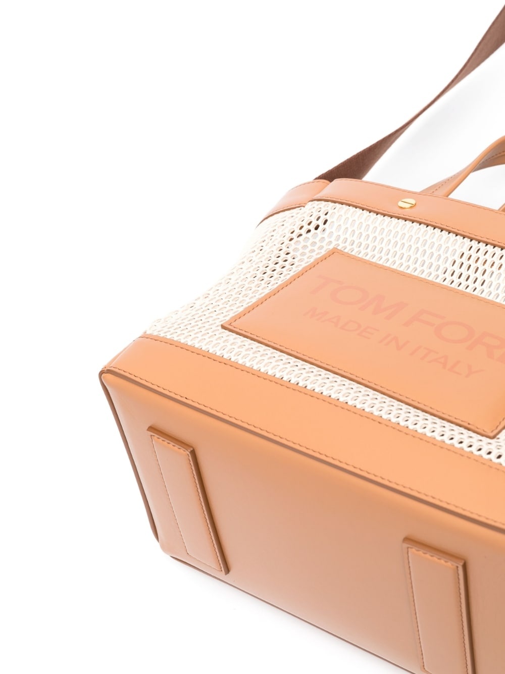 mesh-panelled shopping bag - 4