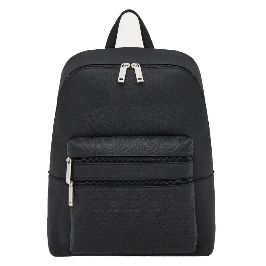 Ferragamo Embossed Backpack - 1
