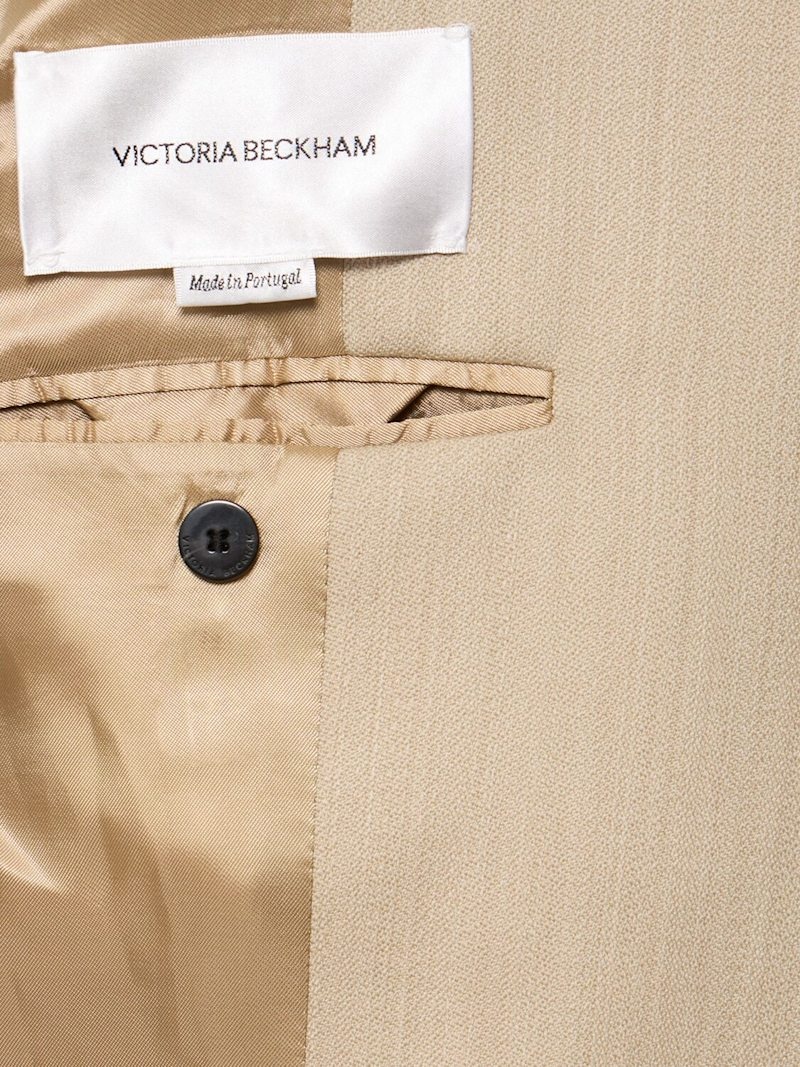 Victoria Beckham Belted wool jacket | luisaviaroma | REVERSIBLE