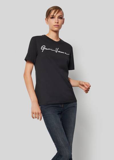 VERSACE Embroidered GV Signature T-Shirt outlook