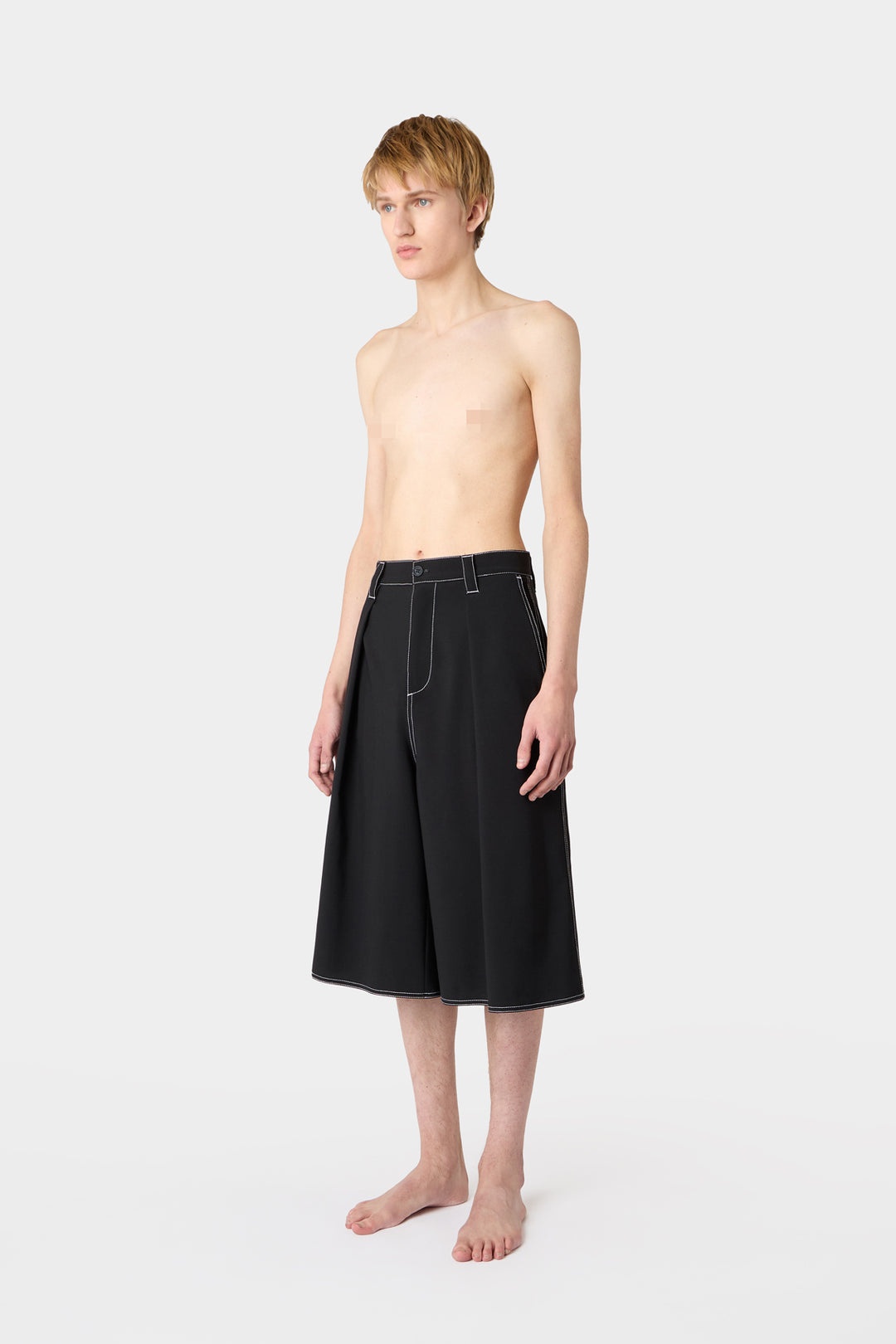 SHORT LARGO PANTS / black - 4
