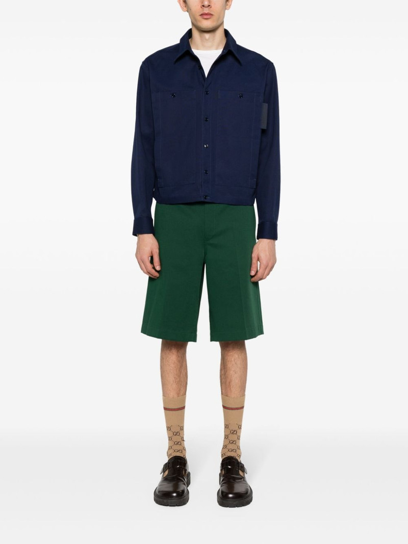 GUCCI Sylvie Web-detailed bermuda shorts outlook