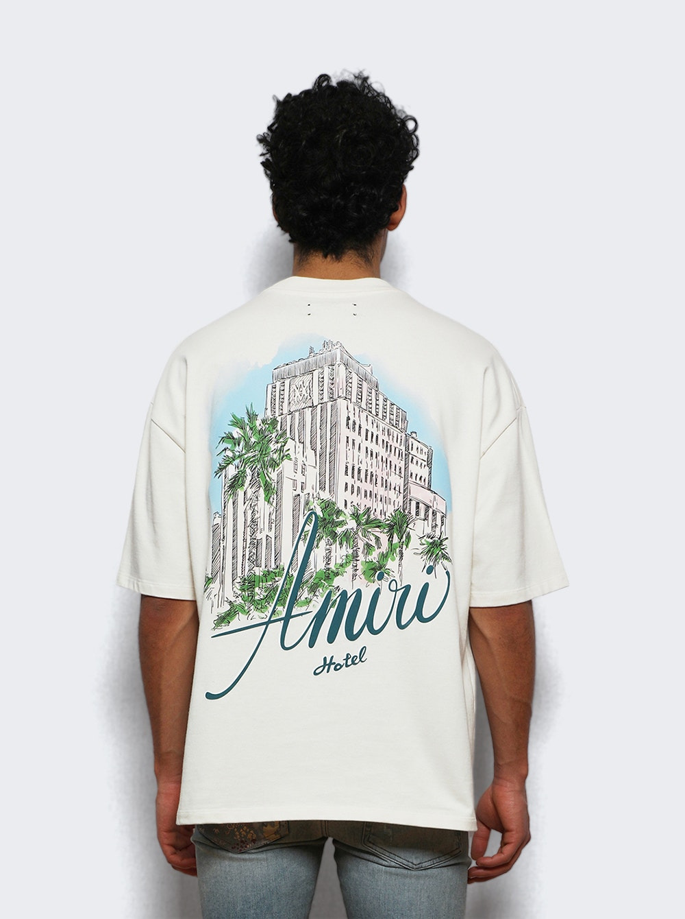 Hotel Oversized Tee White - 4