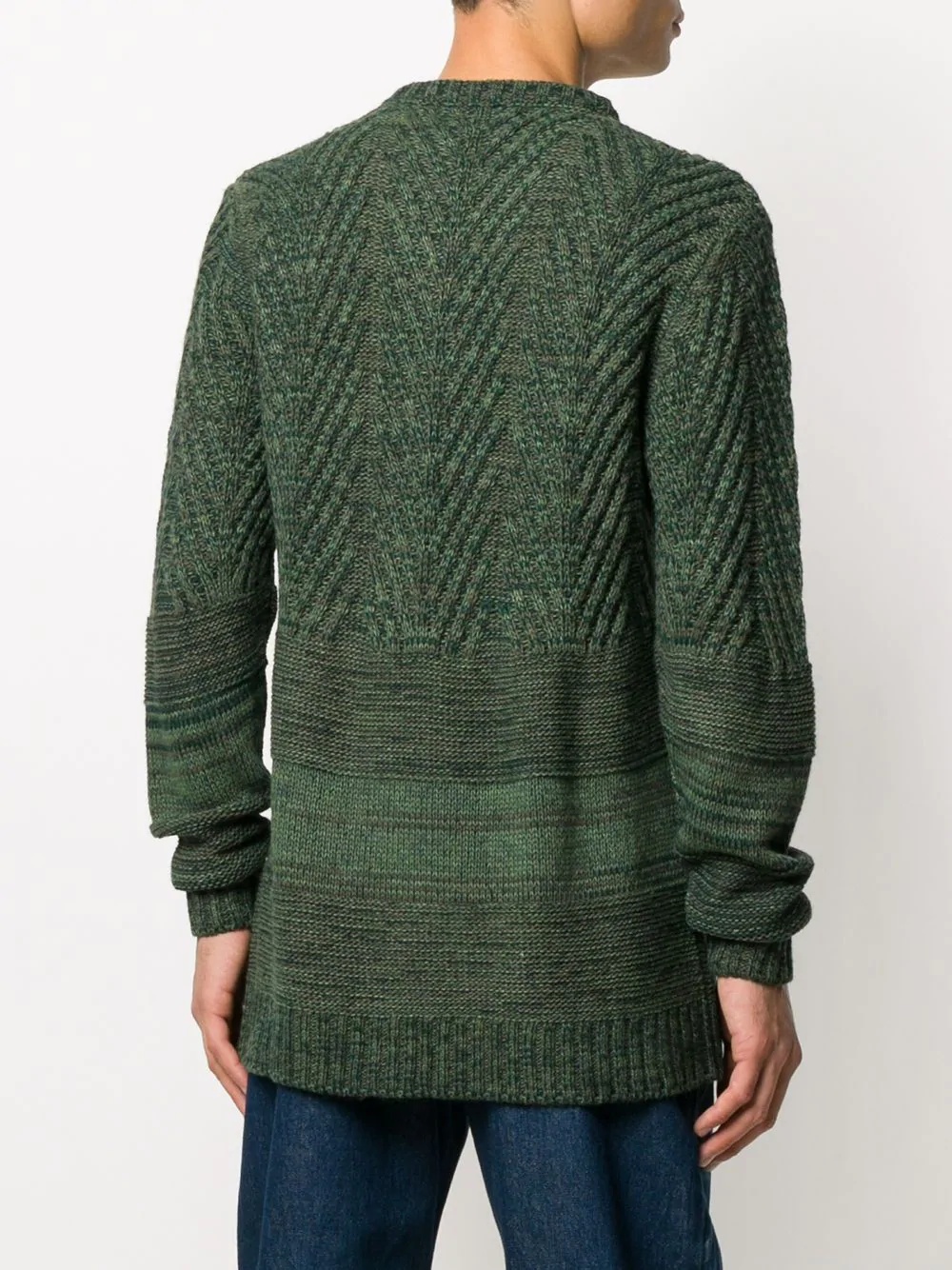 crew neck chunky knit jumper - 4