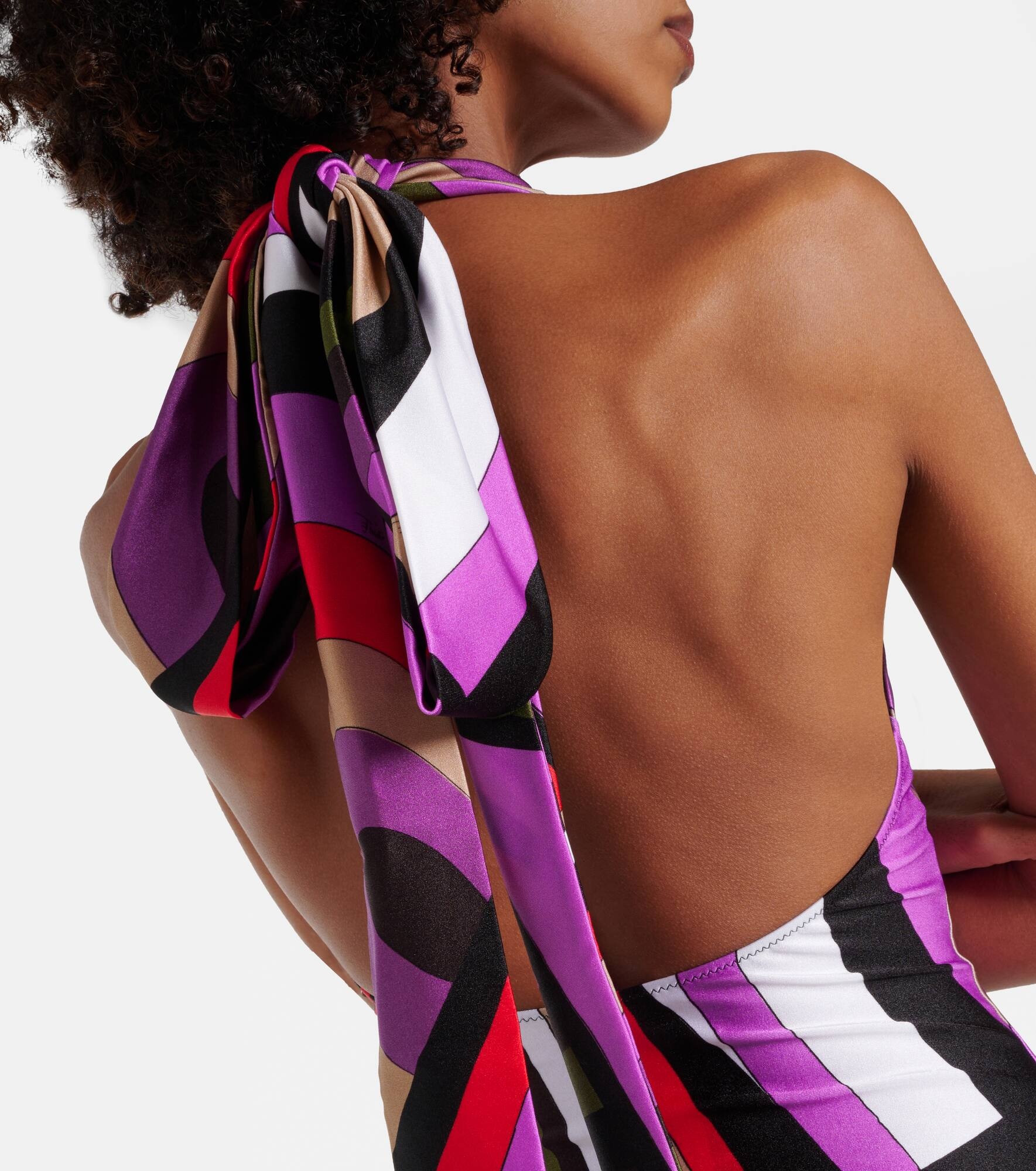 Iride halterneck swimsuit - 5