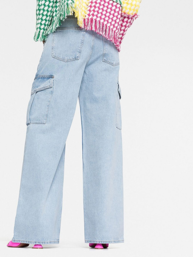 wide-leg stonewashed jeans 5