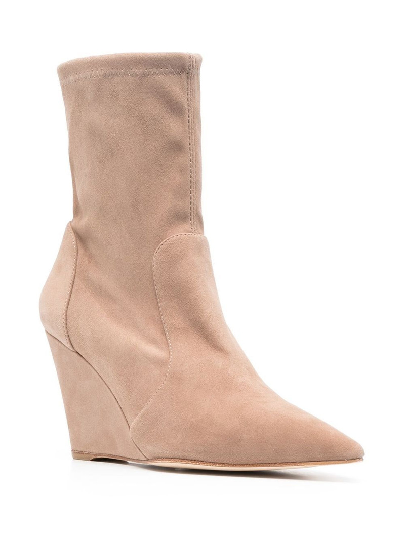 Stuart Weitzman 160mm concealed-wedge ankle boots outlook