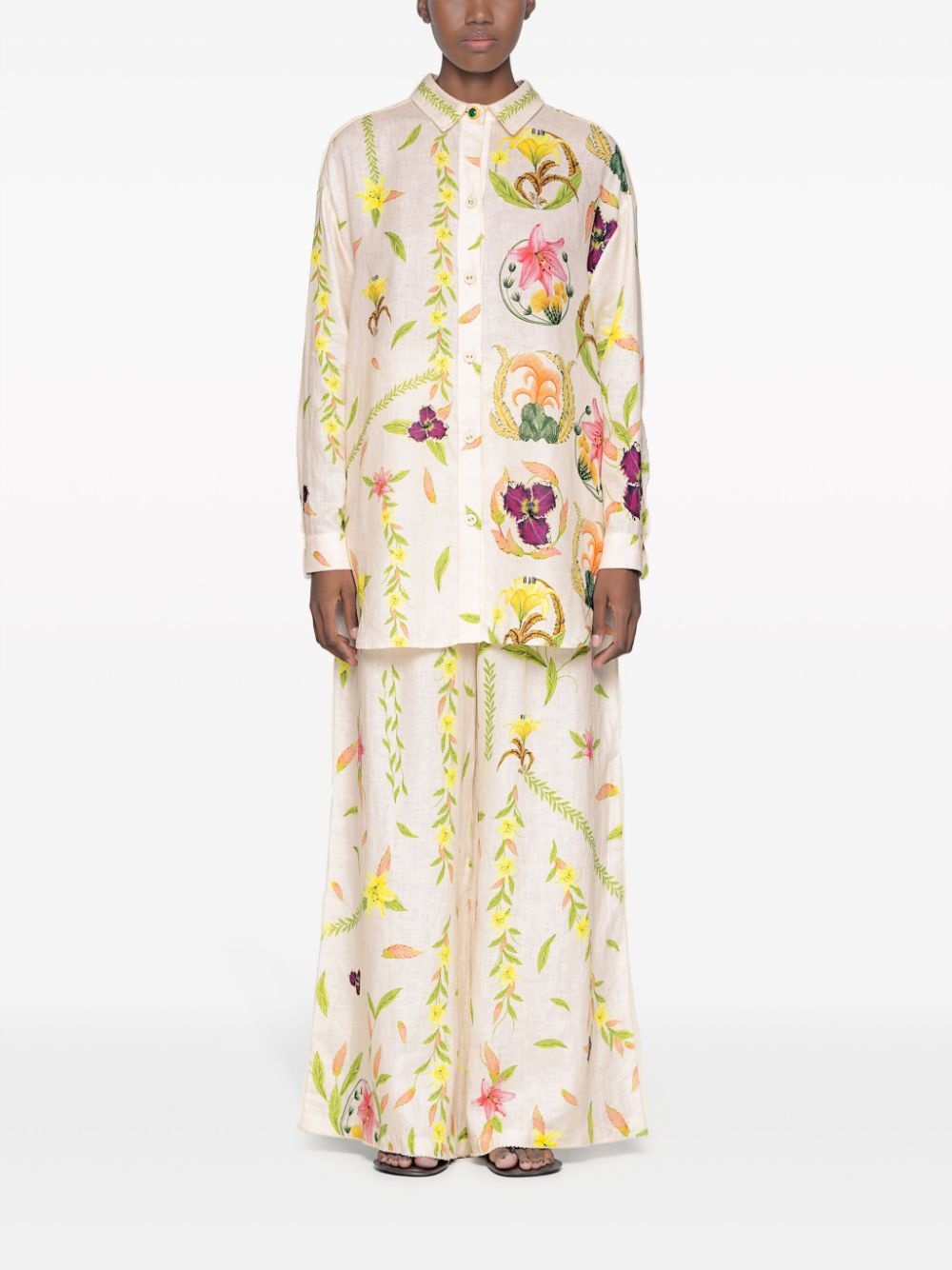 Cecilia Marina floral-print shirt - 2