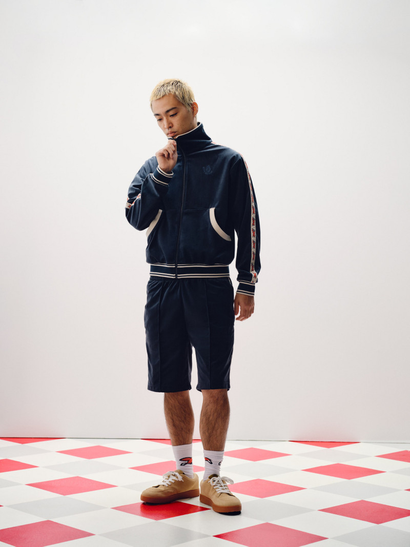 ICECREAM RUNNING DOG TAPED VELOUR TRACK TOP outlook