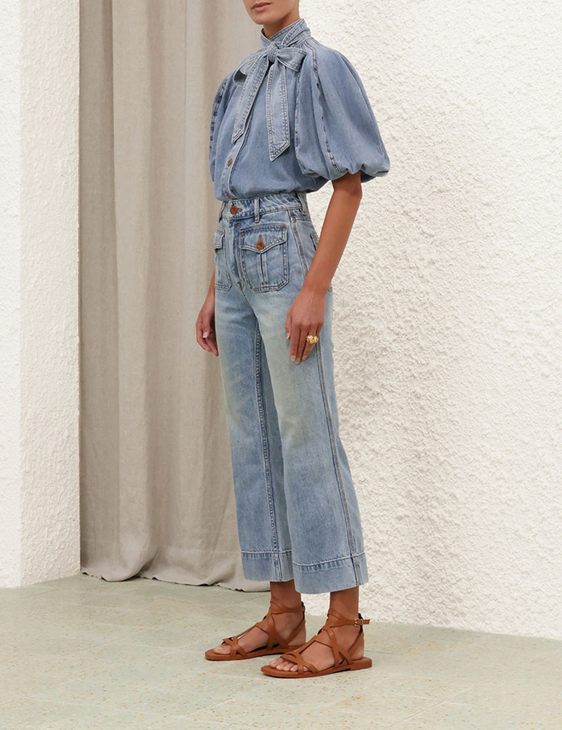 CROPPED FLARE JEAN 3