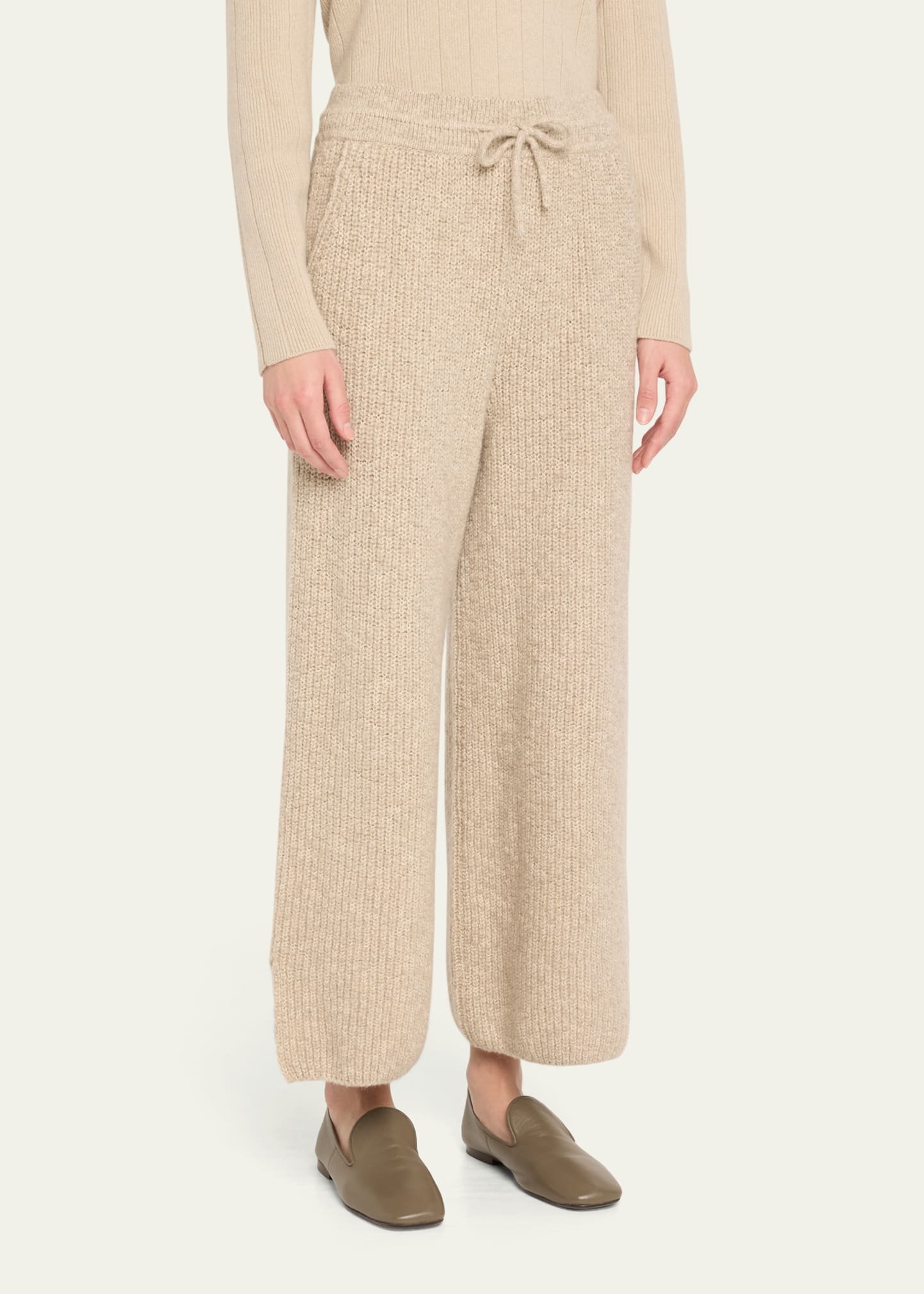 Valduggia Drawstring Cashmere GG 5 Pants - 4