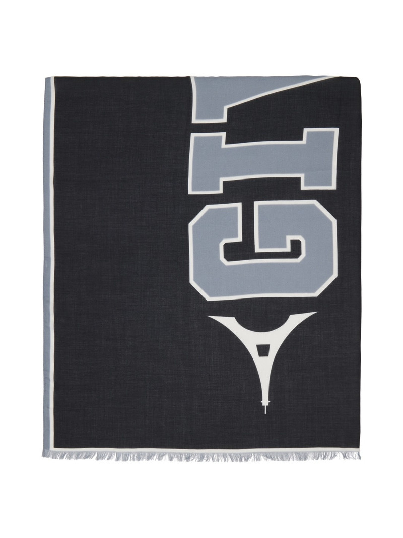 Black Logo Scarf - 1