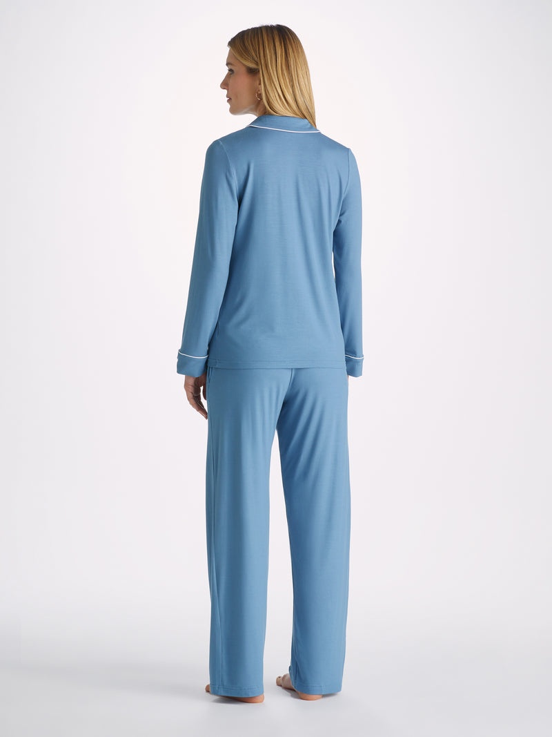 Women's Pyjamas Lara Micro Modal Stretch Denim - 4