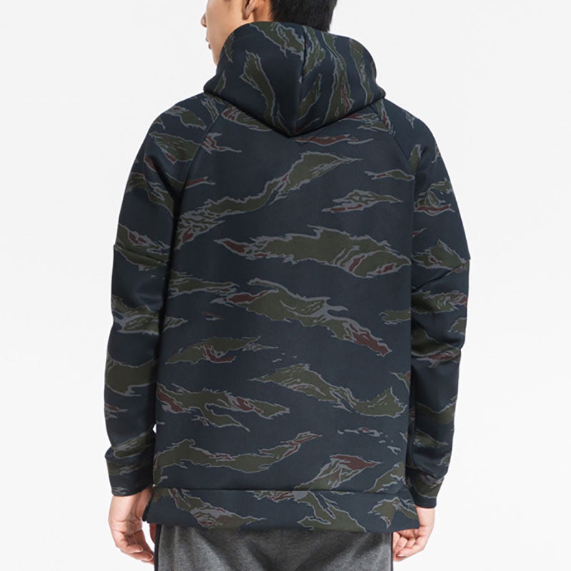 Air Jordan Men s Space Cotton Warm Sports Casual Hooded Jacket Black AH6162-010 - 5