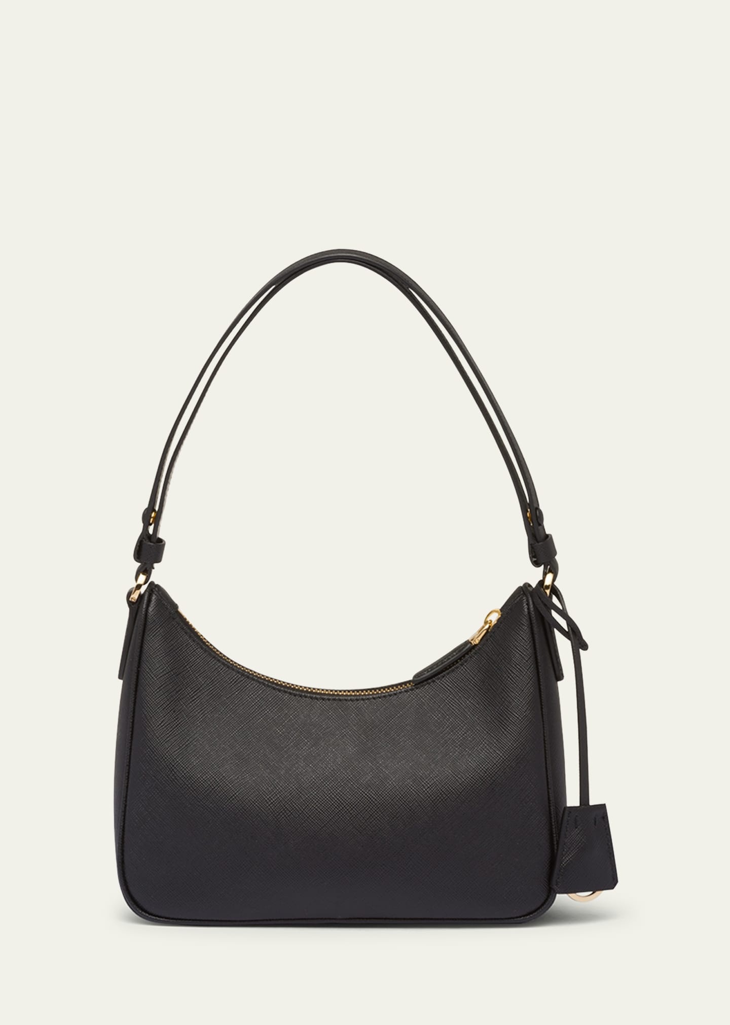 Prada Mini Saffiano Leather Shoulder Bag with Adjustable