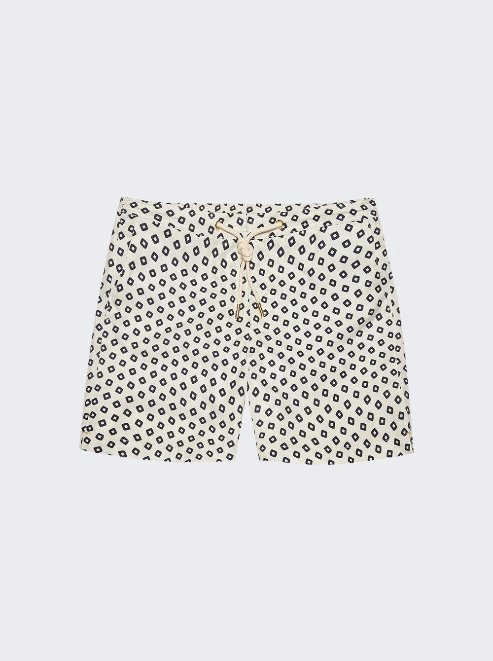 Lumina Bulldog Drawcord Swim Shorts Latte And Night Iris - 1